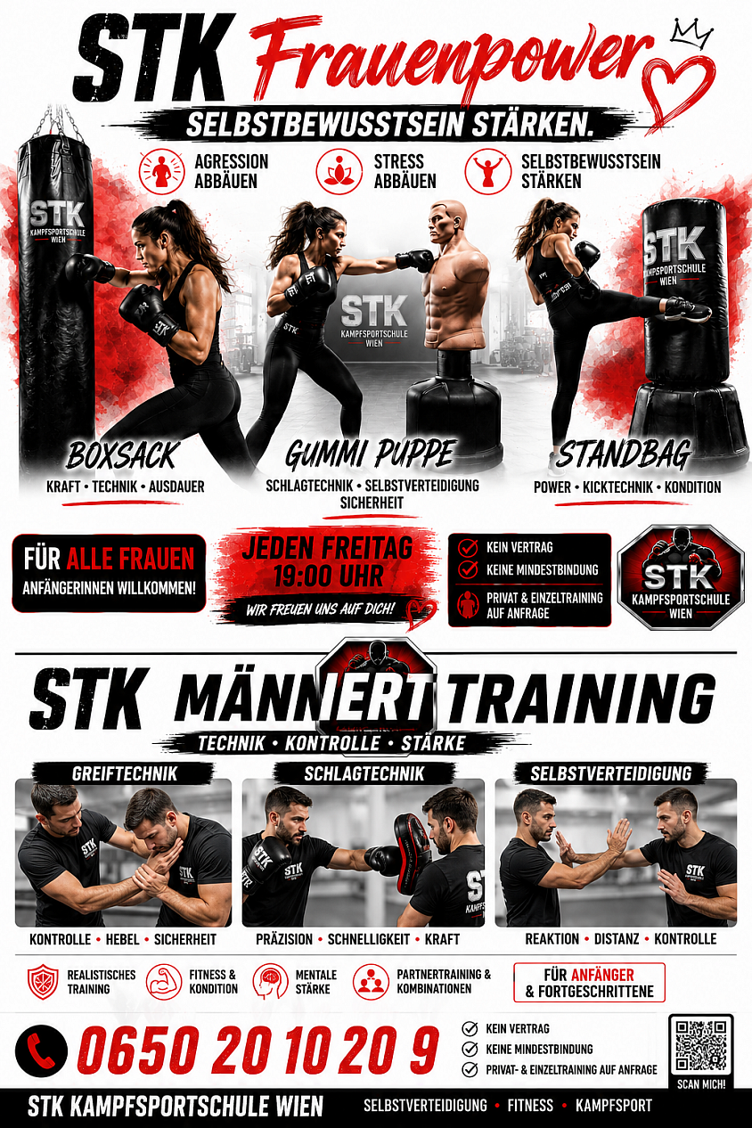 STK Selbstverteidigung  Probetraining Wien 3. Bezirk