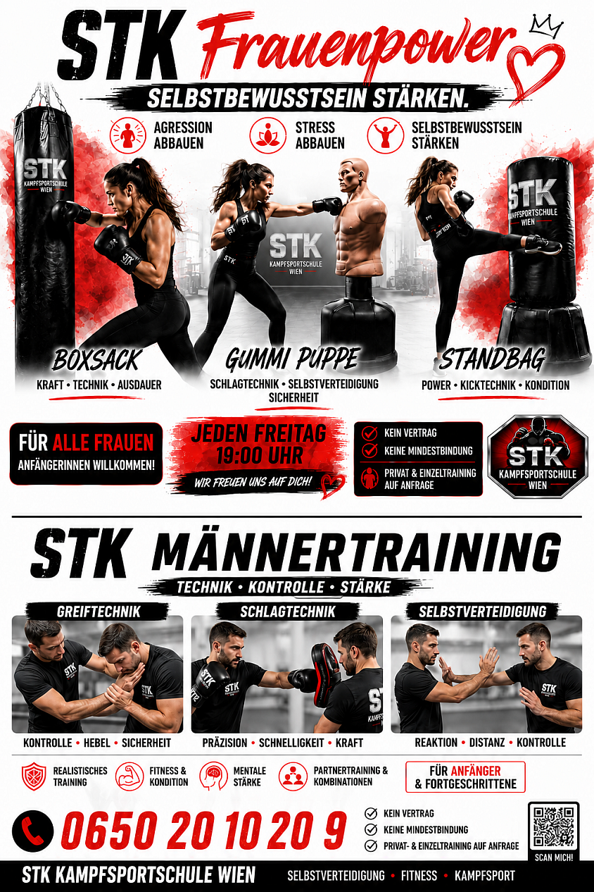 STK Selbstverteidigung  Probetraining Wien 3. Bezirk